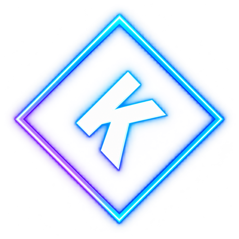 Kpaxian neon K logo
